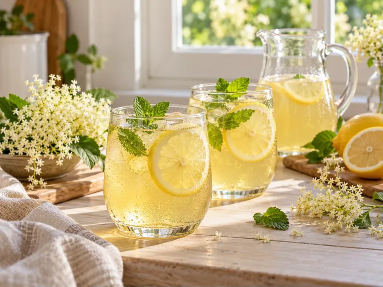 Bodzavirágos limonádé